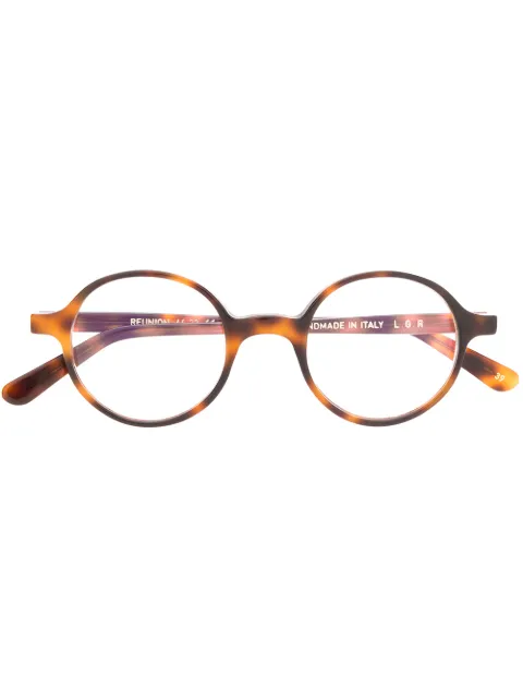L.G.R round frame glasses Brown REUNION