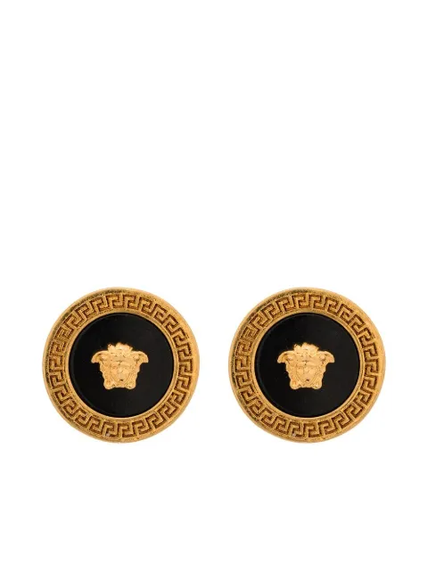 Versace Medusa enamel stud earrings Gold DG27256DJMR