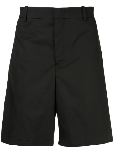 Wooyoungmi tailored fitted shorts Black W191PT33