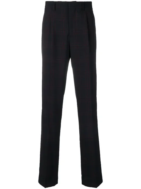 Calvin Klein tartan pattern trousers Blue 91MWPA95W251