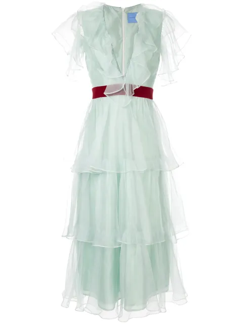 Macgraw Chandelier Dress Green S023M