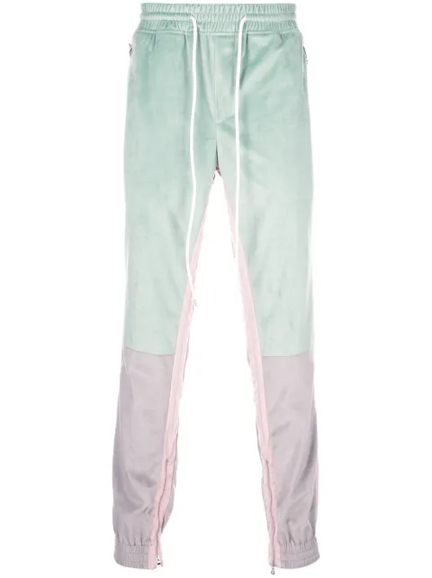 God's Masterful Children velvet retro trousers Green GMC02AIB19