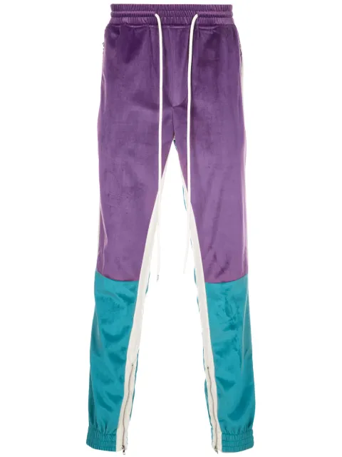 God's Masterful Children velvet retro trousers Purple GMC02AIB18