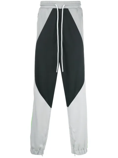 God's Masterful Children colour block track trousers Black GMC02AIB09