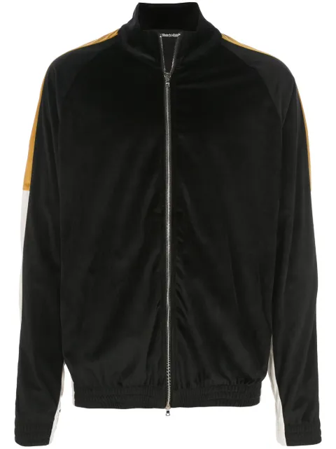 God's Masterful Children velvet retro bomber jacket Black GMC02AIX13