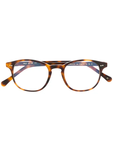 L.G.R wayfarer frame glasses Brown FEZ