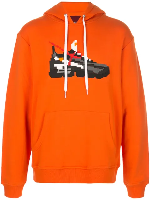 Mostly Heard Rarely Seen 8-Bit Virgil 3 hoodie Orange MHEB02AIKH44