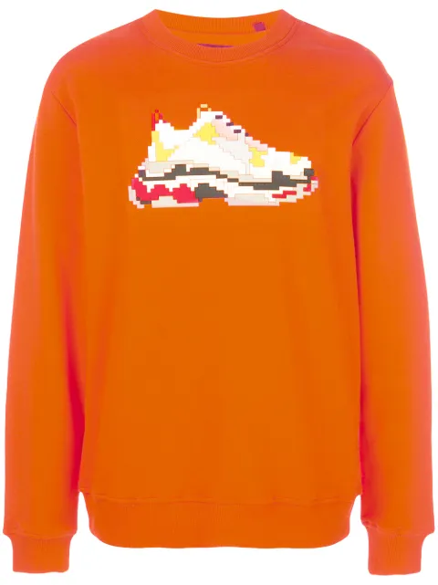 Mostly Heard Rarely Seen 8-Bit Dadcore sweatshirt Orange MHEB02AIK14