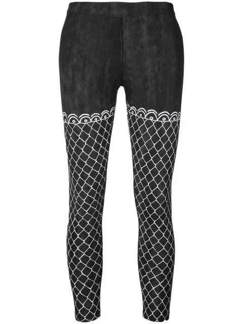 Haculla fish net leggings Black HAW02AIKB08