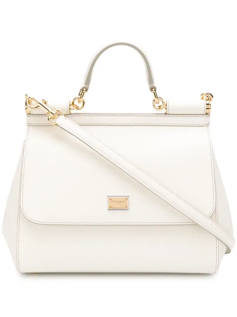 Dolce & Gabbana large Sicily tote bag White BB6002A1001