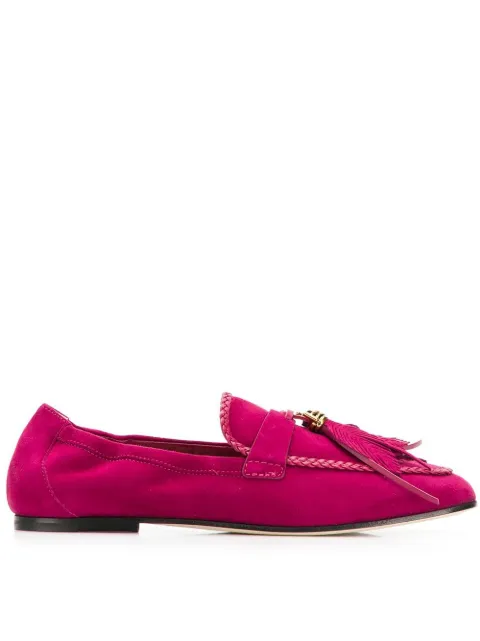 Tod's feather loafers Pink XXW79A0AR90D8WR819