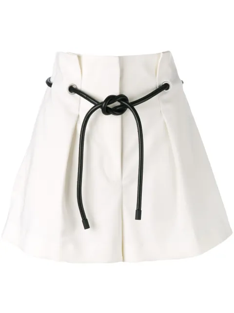 3.1 Phillip Lim origami pleated shorts White E1715351CNT