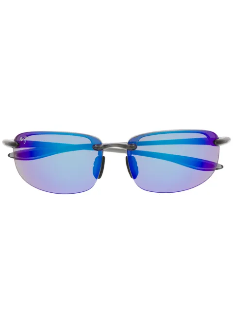 Maui Jim oval frame sunglasses Black 407