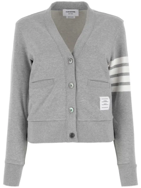 Thom Browne 4-Bar stripe cardigan Grey FJT069A00535