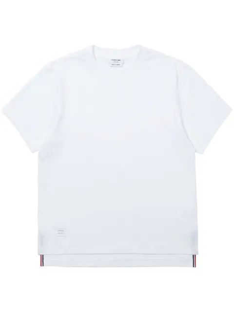 Thom Browne side slits relaxed T-shirt White FJS036A05398