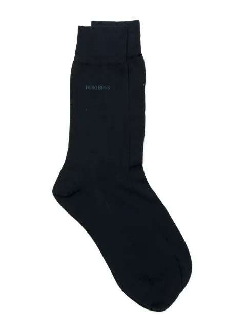 BOSS logo-print ankle socks Black 50388433