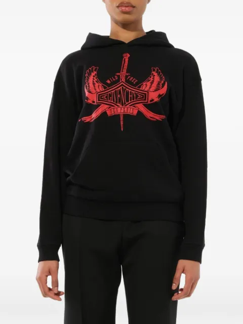 Givenchy Taurus cotton hoodie Black BW706A3Z1F