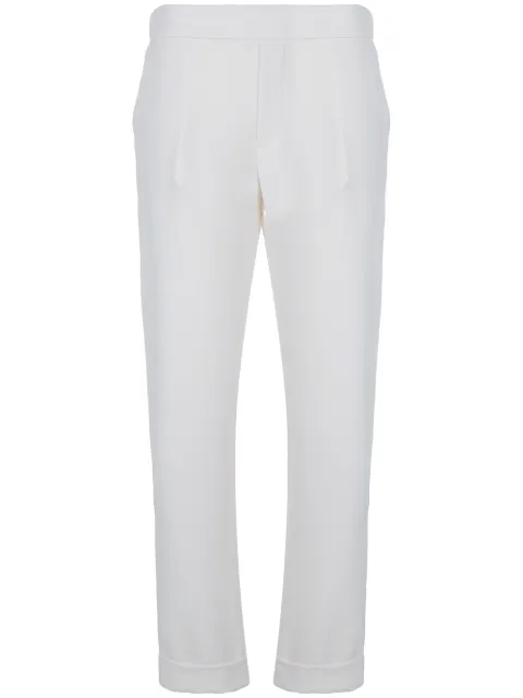 P.A.R.O.S.H. tapered trousers White PANTERYAD230162X