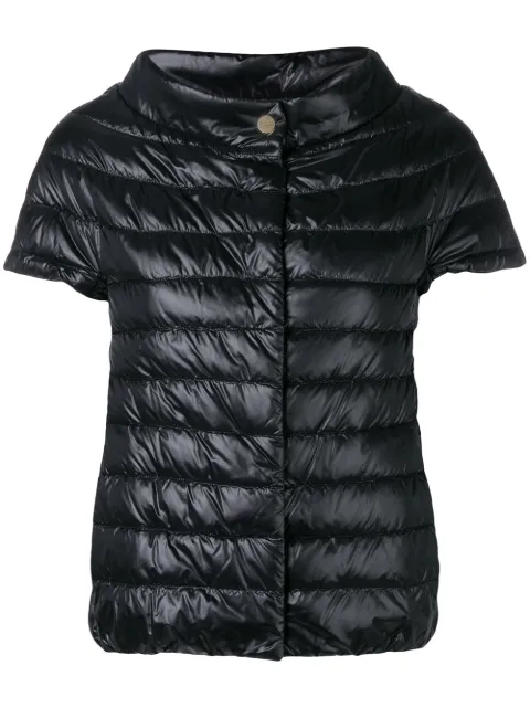 Herno Great short-sleeved down jacket Black PI0003DIC12017