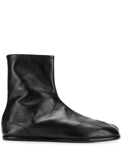 Maison Margiela Tabi leather ankle boots Black S57WU0134PR516