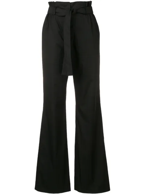 Moschino high-waist belted trousers Black A03270522