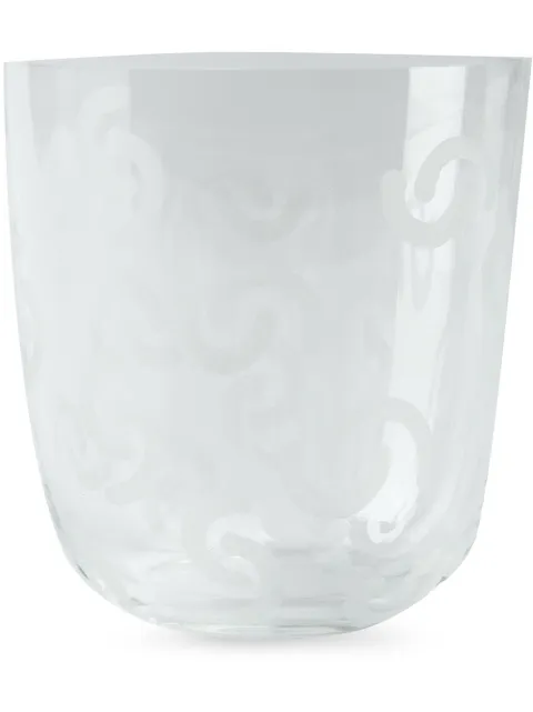 Carlo Moretti small spiral pattern vase White 1320218