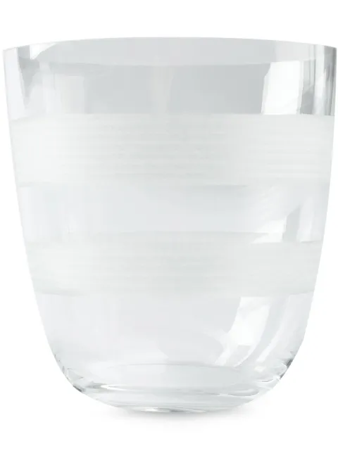 Carlo Moretti striped water glass White 1320214