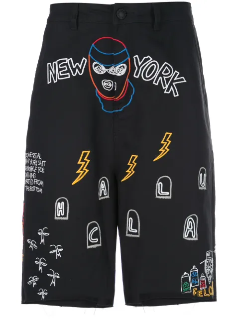 Haculla Nocturnal woven shorts Black HA02AIBS03