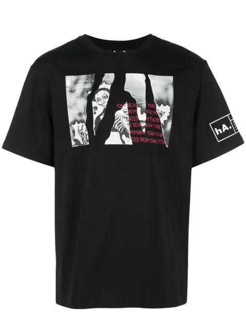 Haculla Torn Away T-shirt Black HA02AIT32