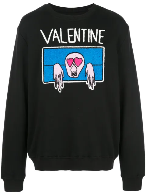 Haculla Valentine sweatshirt Black HA02AIK25