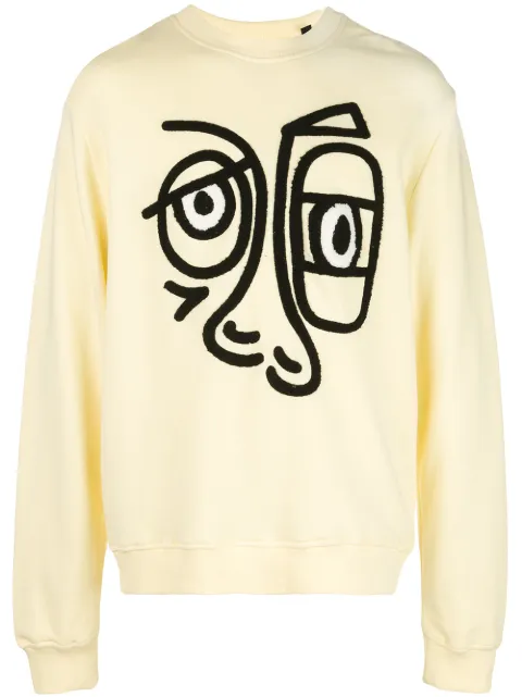 Haculla Felon sweatshirt Yellow HA02AIK21