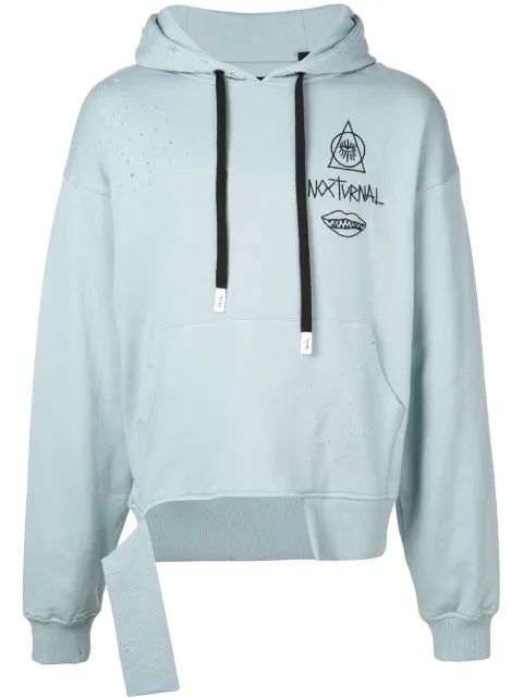 Haculla 'There's No Future For You' hoodie Blue HA02AIKH17