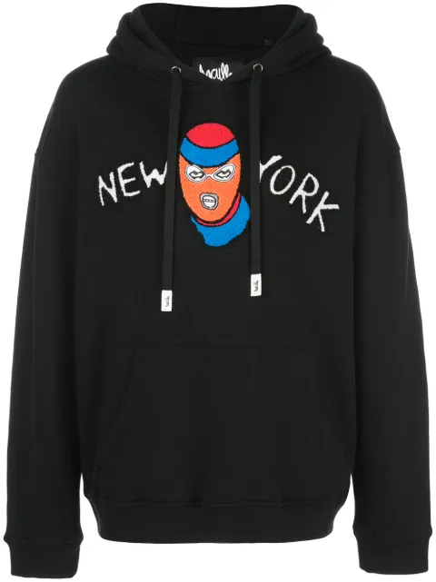Haculla New York Robber hoodie Black HA02AIKH13