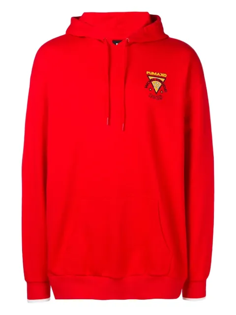 PUMA X XO logo printed hoodie Red 578549