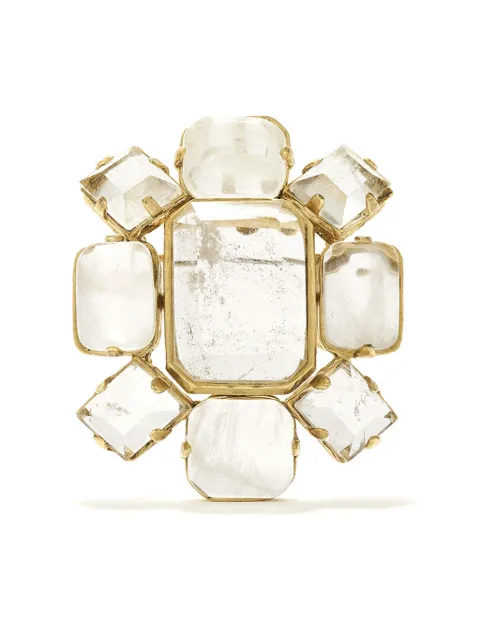 Goossens Stones brooch Gold GOOP17BR02YG
