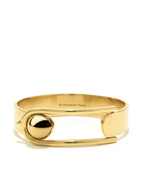 Goossens Boucle logo-engraved bracelet Gold GOOH14BA03YG