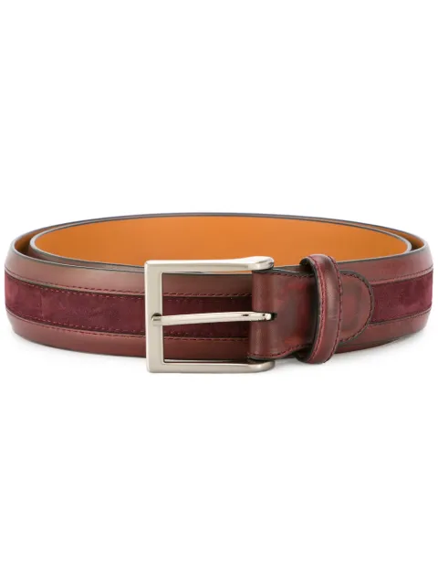 Magnanni classic buckle belt Brown 1117