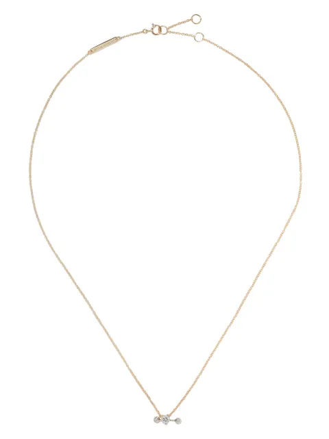Delfina Delettrez 18kt yellow and white Two In One diamond necklace Gold TIO3002A