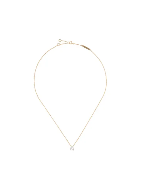 Delfina Delettrez 18kt yellow and white Two In One diamond necklace Gold TIO3002B