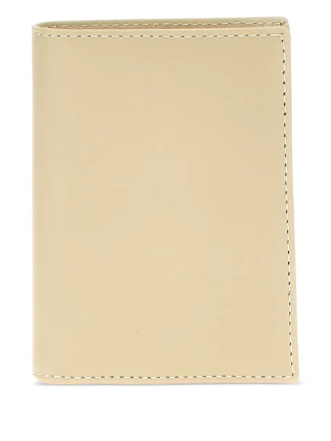 Comme Des Garçons Wallet leather bifold cardholder Neutrals SA0641