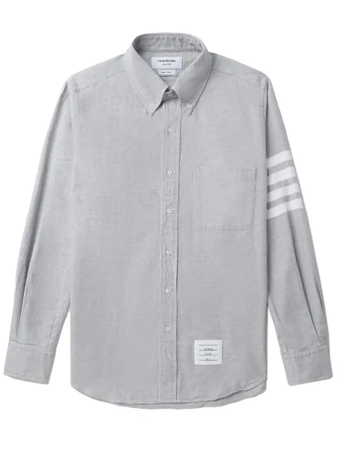 Thom Browne long-sleeve chambray shirt Grey MWL272A05245