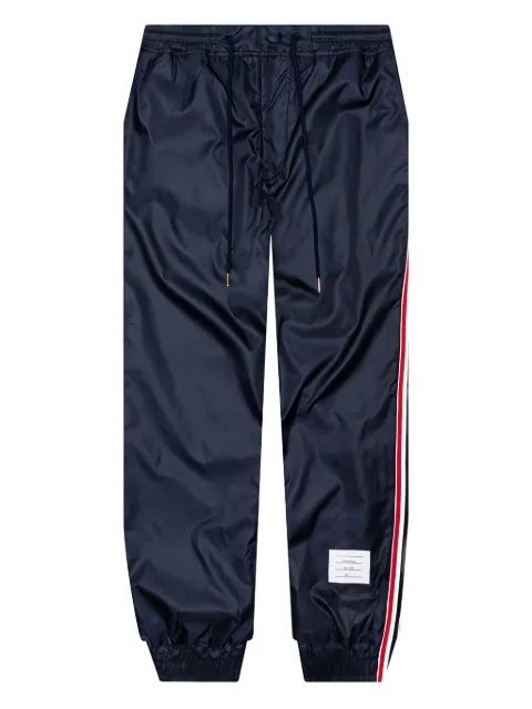 Thom Browne Rwb stripe ripstop track pants Blue MJQ070A03215