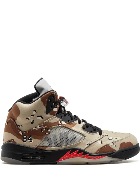 Jordan Air Jordan 5 Retro Supreme "Camo" sneakers Neutrals 824371201