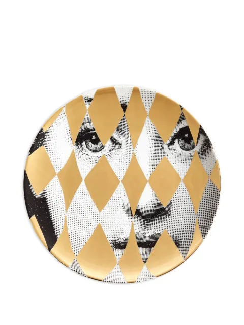 Fornasetti Tema e Variazioni N. 368 wall plate Yellow PTVZ368