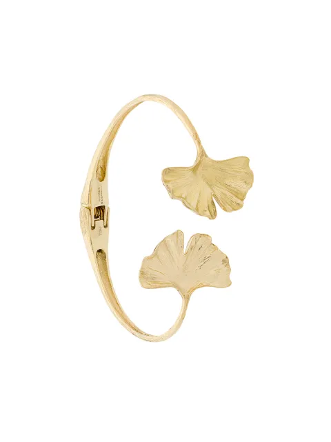 Aurelie Bidermann 18kt yellow gold Ginkgo cuff Gold GINBR01YG