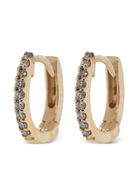 Dana Rebecca Designs 14K rose gold diamond earrings Pink E1142