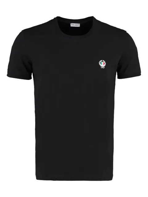 Dolce & Gabbana embroidered T-shirt Black M8C03JFUECG