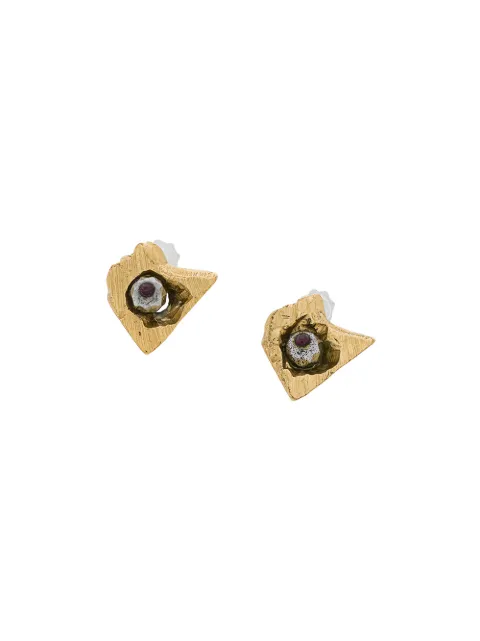 Imogen Belfield Rocks and Spheres stud earrings Gold ROCKSANDSPHERESSTUDEARRINGS