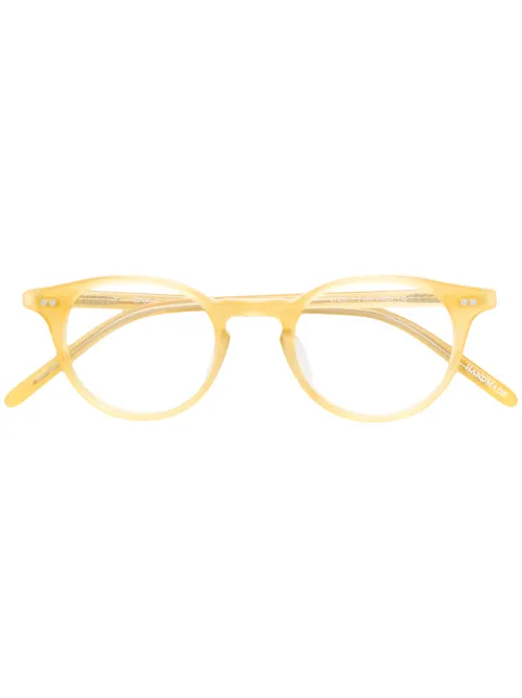 Epos round framed glasses Yellow EFESTO2