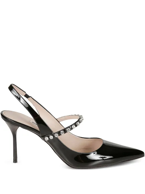 Miu Miu patent leather slingbacks pumps Black 5I006CF085JHR